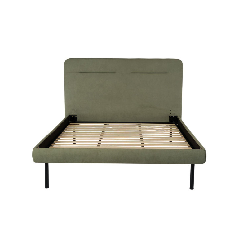 Solid pine slatted frame single bed with trundle