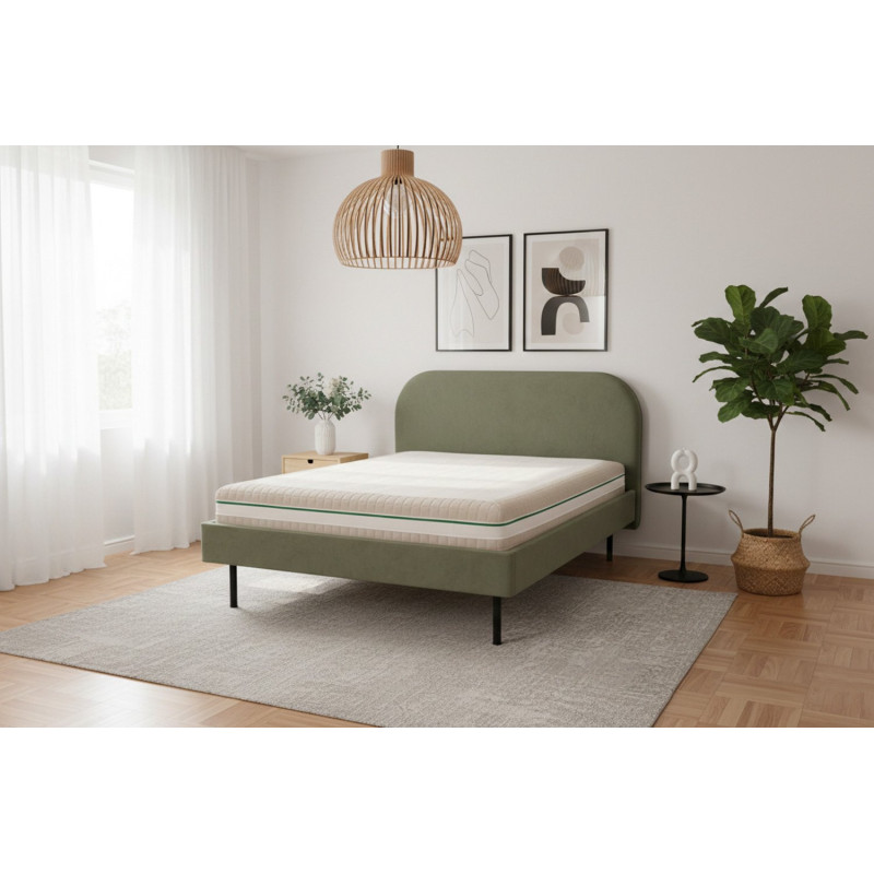 Adjustable electric recliner bed with memory foam base