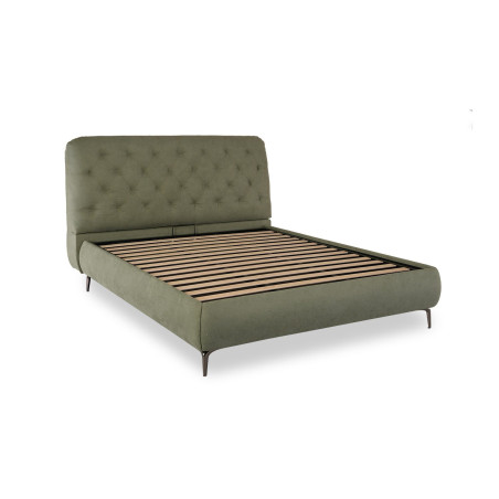 Folding metal frame guest bed with mattress included