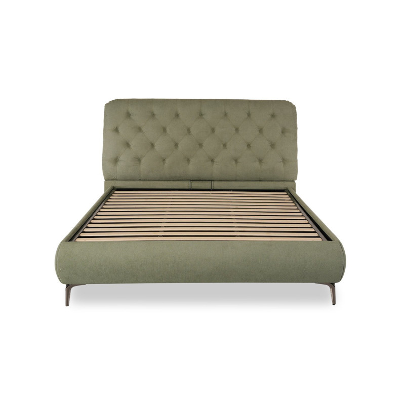 Folding metal frame guest bed with mattress included