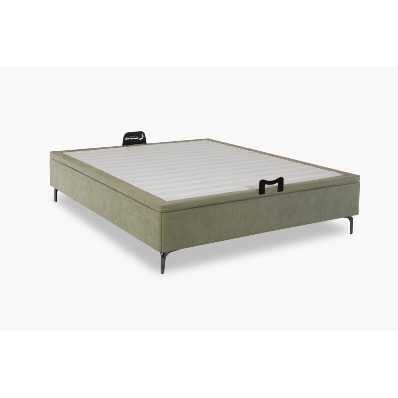 Solid wood loft bed with ladder and desk space