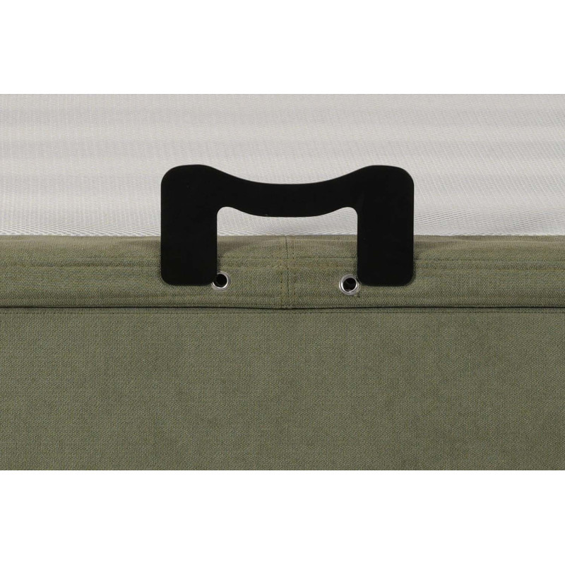 Solid wood loft bed with ladder and desk space