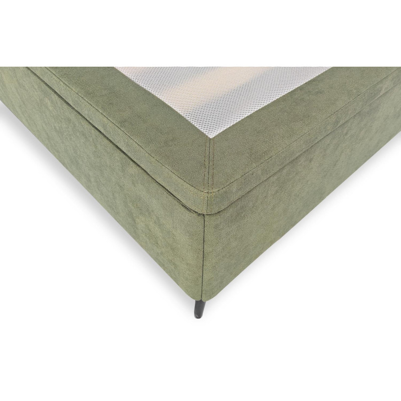 Solid wood loft bed with ladder and desk space